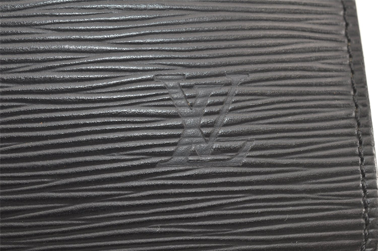 Authentic Louis Vuitton Epi Serviette Conseiller Briefcase Black M54422 LV 3257K