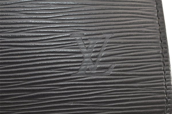 Authentic Louis Vuitton Epi Serviette Conseiller Briefcase Black M54422 LV 3257K