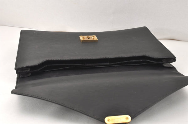 Authentic Louis Vuitton Epi Serviette Conseiller Briefcase Black M54422 LV 3257K