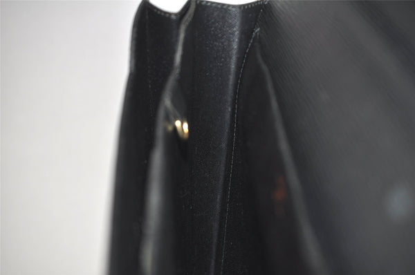 Authentic Louis Vuitton Epi Serviette Conseiller Briefcase Black M54422 LV 3257K