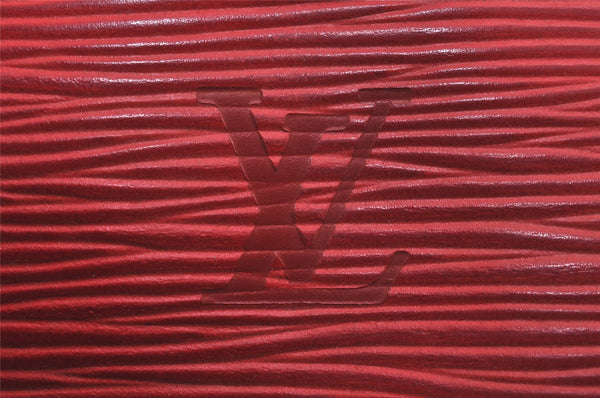 Authentic Louis Vuitton Epi Noe Shoulder Drawstring Bag Red M44007 LV 3258J