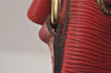 Authentic Louis Vuitton Epi Noe Shoulder Drawstring Bag Red M44007 LV 3258J