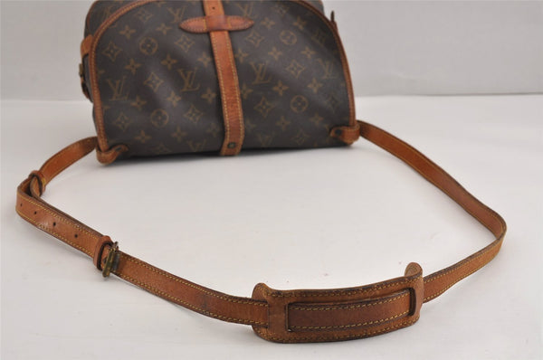 Authentic Louis Vuitton Monogram Saumur 30 Shoulder Cross Bag M42256 LV 3259J