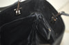Authentic GUCCI Shoulder Tote Bag Purse GG Canvas Leather 31244 Black 3260K