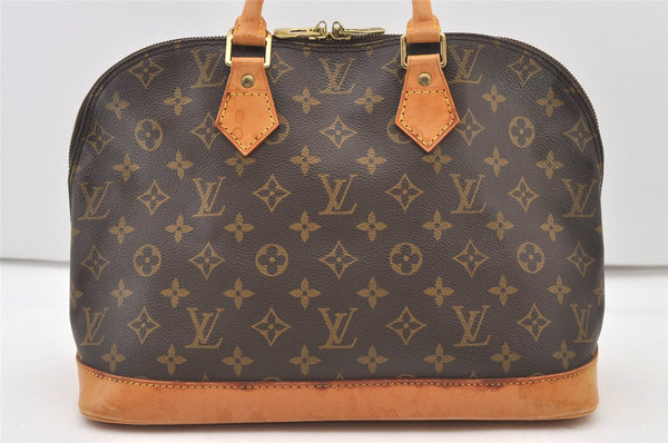 Authentic Louis Vuitton Monogram Alma Hand Bag Purse M51130 LV 3261J