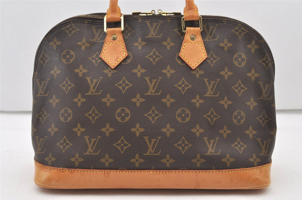 Authentic Louis Vuitton Monogram Alma Hand Bag Purse M51130 LV 3261J