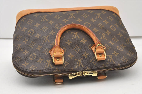 Authentic Louis Vuitton Monogram Alma Hand Bag Purse M51130 LV 3261J