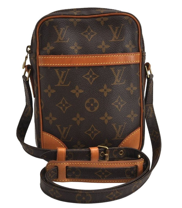 Authentic Louis Vuitton Monogram Danube Shoulder Cross Body Bag M45266 LV 3262J
