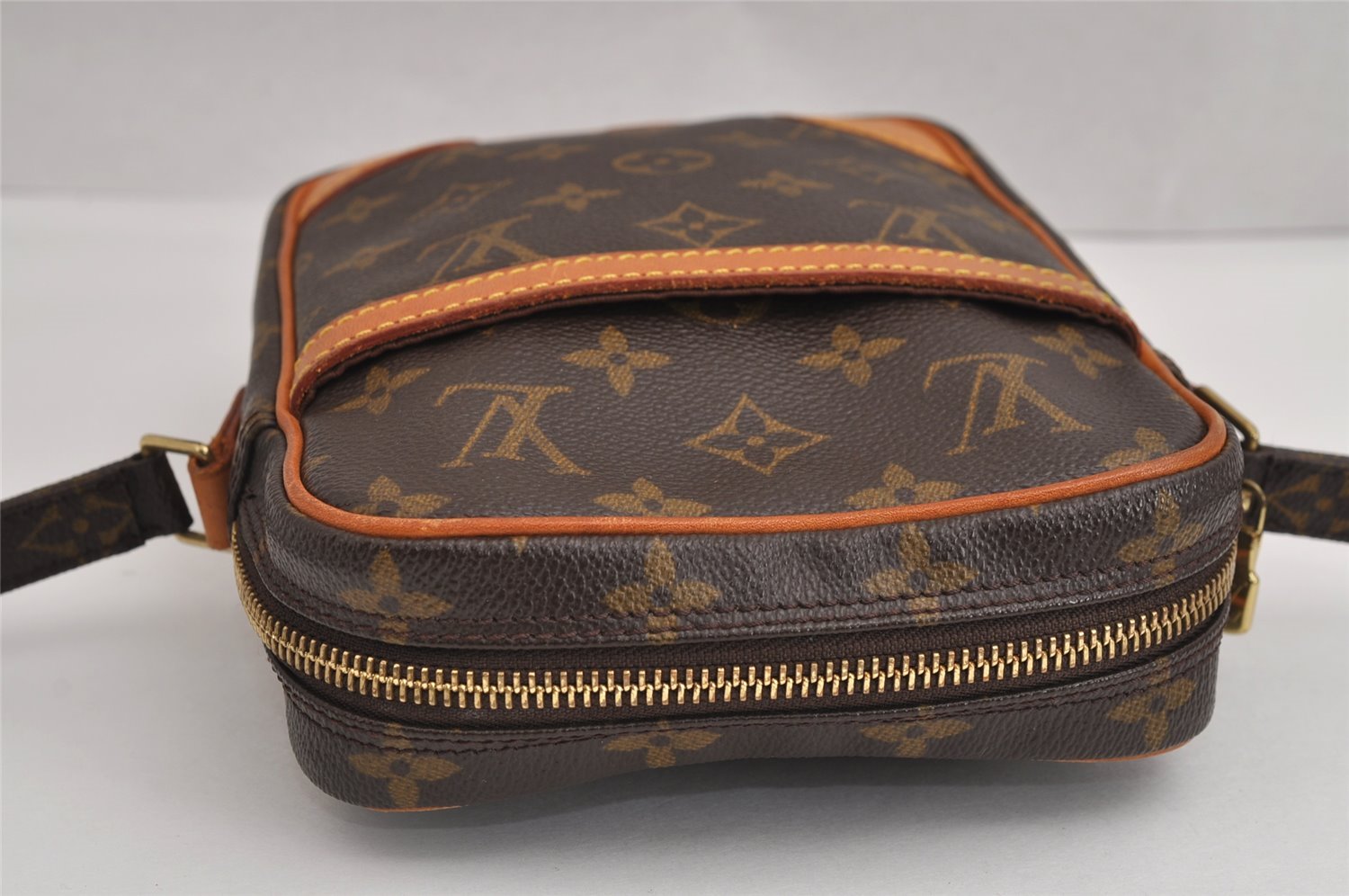 Authentic Louis Vuitton Monogram Danube Shoulder Cross Body Bag M45266 LV 3262J