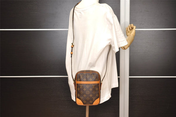 Authentic Louis Vuitton Monogram Danube Shoulder Cross Body Bag M45266 LV 3262J