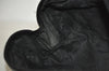 Authentic PRADA Tessuto Saffiano Nylon Leather Pouch Purse 2N0029 Black 3263I