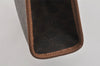 Authentic CELINE Macadam Blason Pattern Clutch Hand Bag PVC Leather Brown 3263K