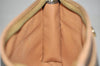 Authentic CELINE Macadam Blason Pattern Clutch Hand Bag PVC Leather Brown 3263K