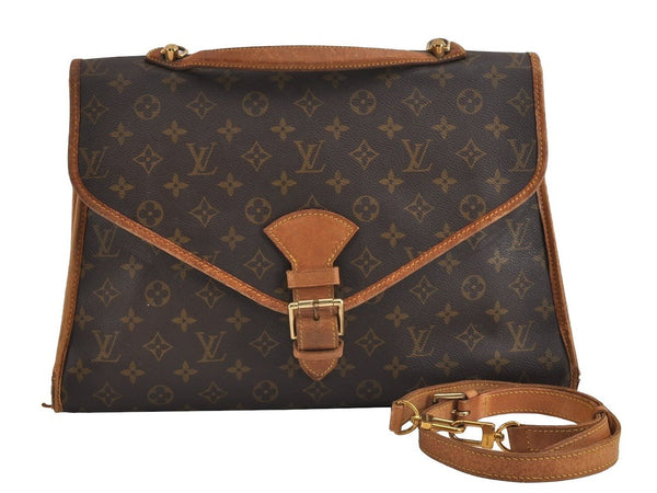 Authentic Louis Vuitton Monogram Beverly 41 M51121 2Way Shoulder Hand Bag 3264J