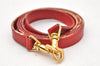 Authentic GUCCI Bamboo 2way Hand Shoulder Bag Purse Leather Red Junk 3264K