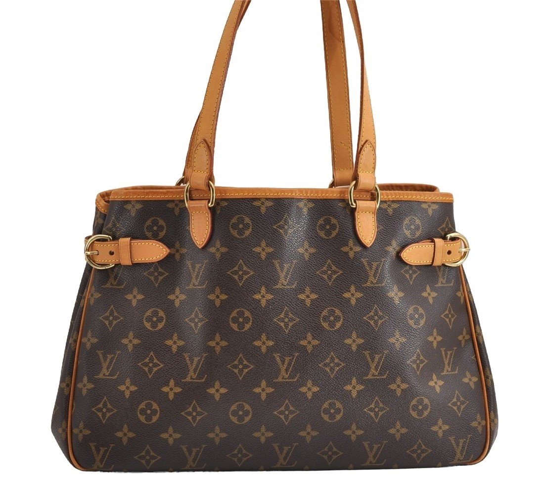 Authentic Louis Vuitton Monogram Batignolles Horizontal Tote Bag M51154 LV 3266J