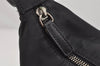 Authentic FENDI Vintage Shoulder Hand Bag Purse Nylon Leather Black 3266K