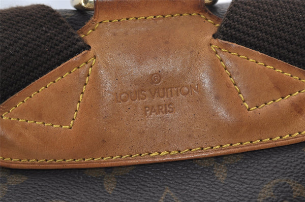 Authentic Louis Vuitton Monogram Montsouris GM Backpack M51135 LV 3267J