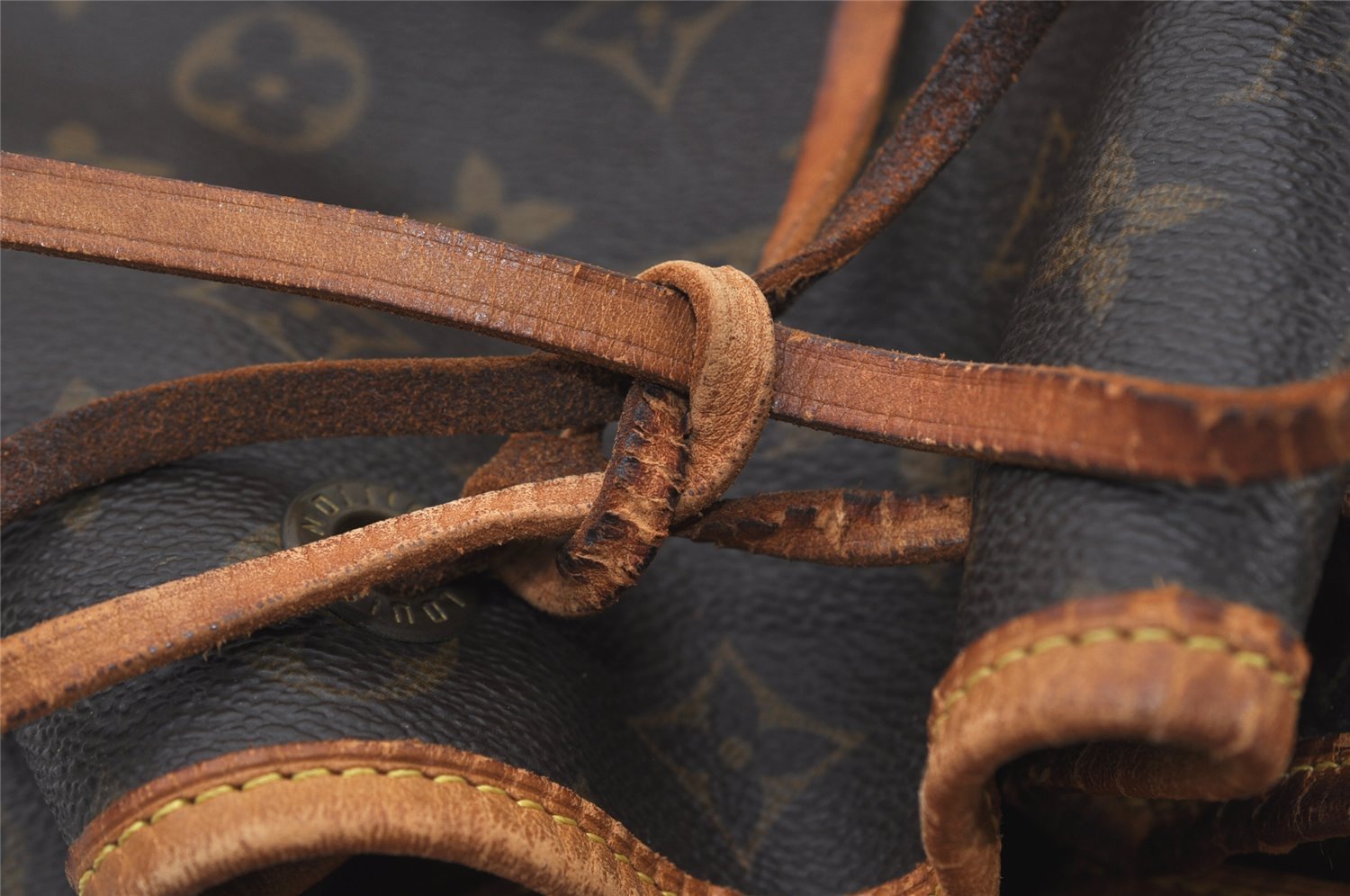 Authentic Louis Vuitton Monogram Montsouris GM Backpack M51135 LV 3267J