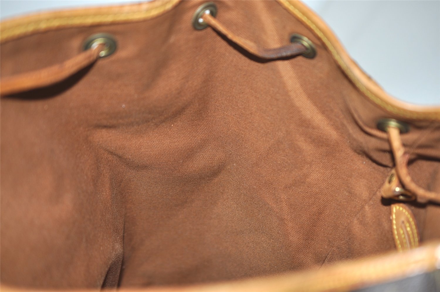 Authentic Louis Vuitton Monogram Montsouris GM Backpack M51135 LV 3267J