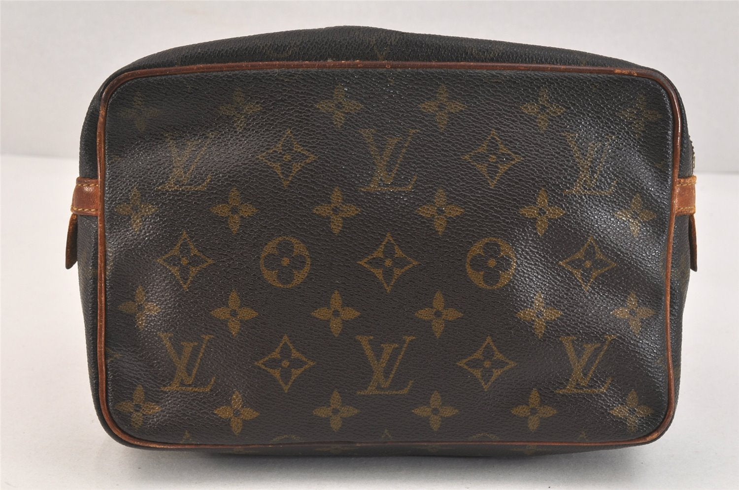 Authentic Louis Vuitton Monogram Compiegne 23 Clutch Hand Bag M51847 Junk 3267K