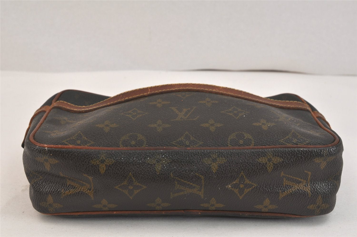 Authentic Louis Vuitton Monogram Compiegne 23 Clutch Hand Bag M51847 Junk 3267K
