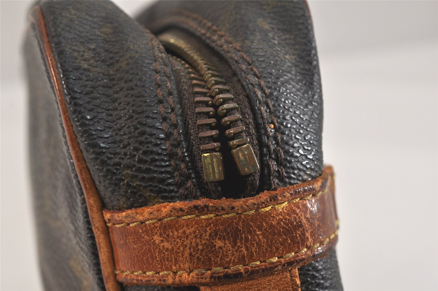 Authentic Louis Vuitton Monogram Compiegne 23 Clutch Hand Bag M51847 Junk 3267K