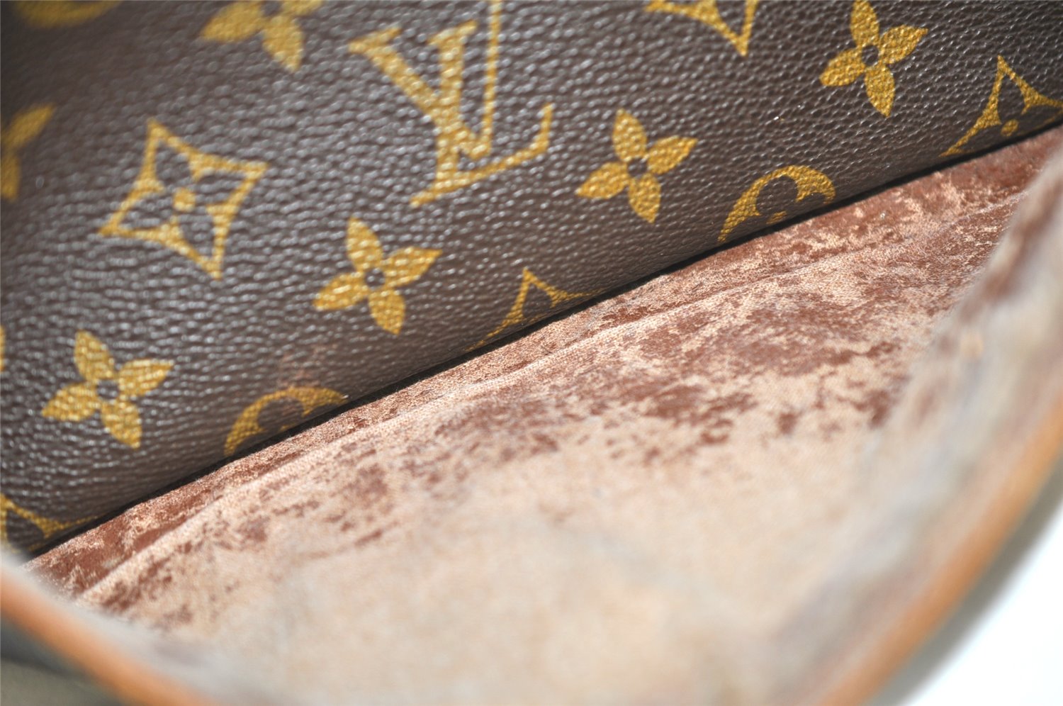 Authentic Louis Vuitton Monogram Compiegne 23 Clutch Hand Bag M51847 Junk 3267K