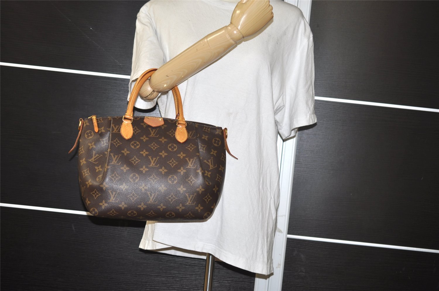 Authentic Louis Vuitton Monogram Turenne PM M48813 2Way Shoulder Hand Bag 3268J
