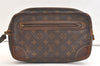 Authentic Louis Vuitton Monogram Marly Dragonne GM M51825 Clutch Bag Junk 3268K