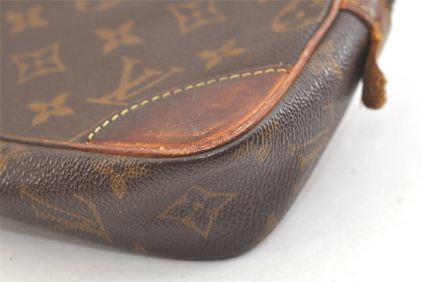 Authentic Louis Vuitton Monogram Marly Dragonne GM M51825 Clutch Bag Junk 3268K