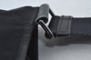 Authentic PRADA Nylon Tessuto Leather Shoulder Cross Body Bag Purse Black 3269I