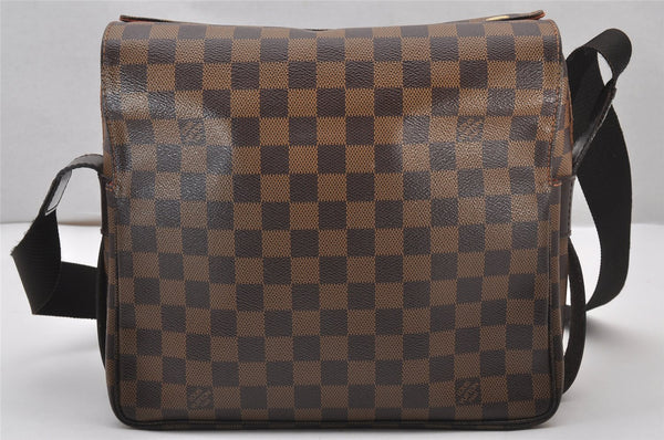 Authentic Louis Vuitton Damier Naviglio Shoulder Cross Body Bag N45255 LV 3269J
