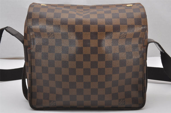 Authentic Louis Vuitton Damier Naviglio Shoulder Cross Body Bag N45255 LV 3269J