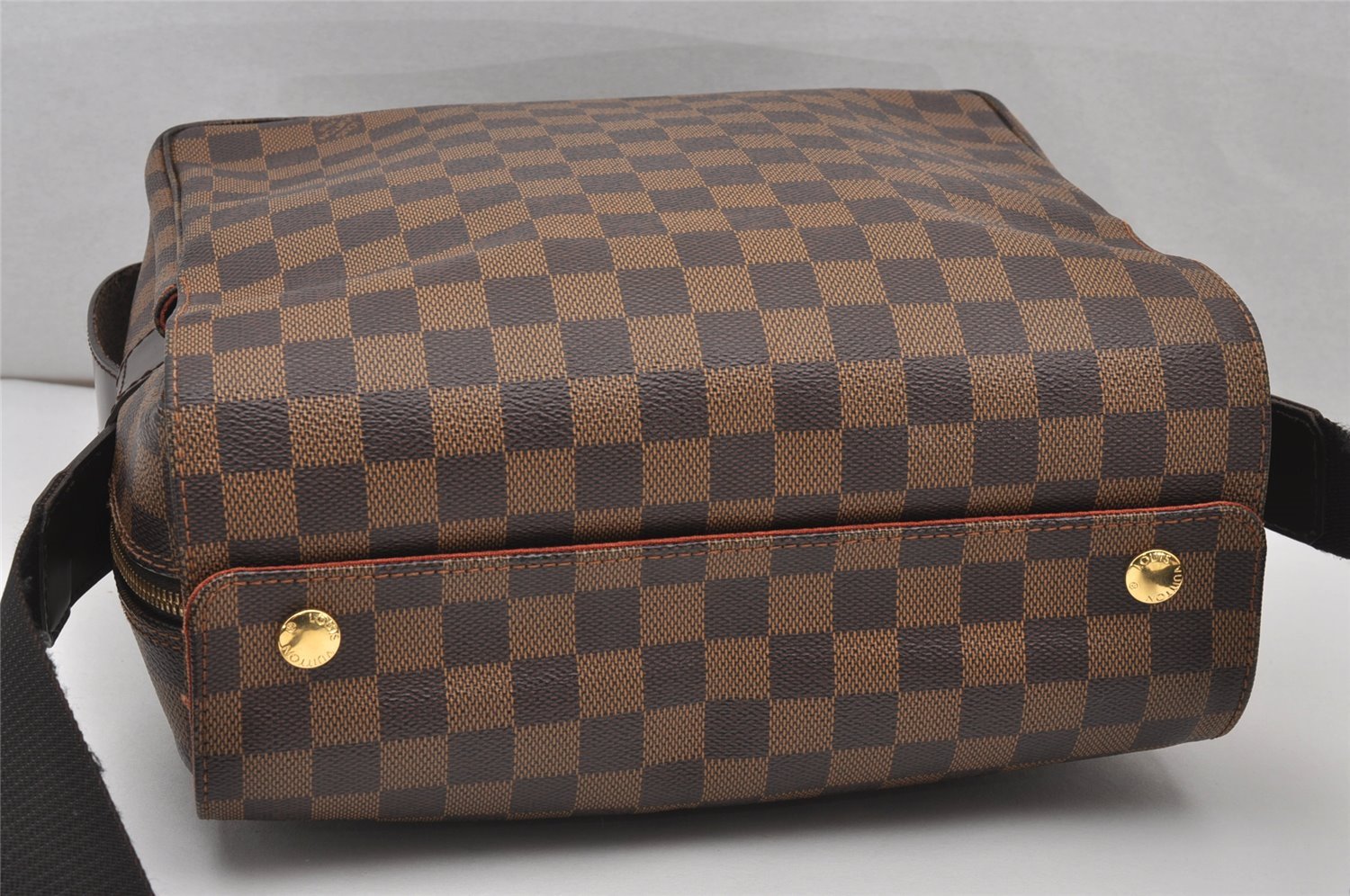 Authentic Louis Vuitton Damier Naviglio Shoulder Cross Body Bag N45255 LV 3269J