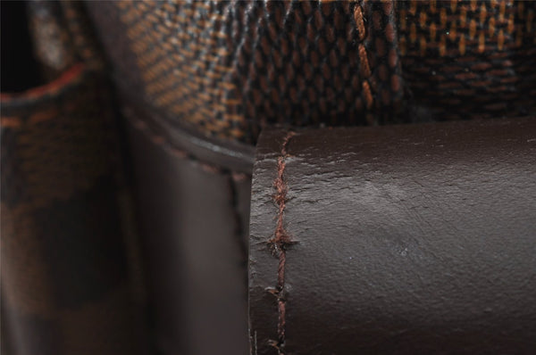 Authentic Louis Vuitton Damier Naviglio Shoulder Cross Body Bag N45255 LV 3269J