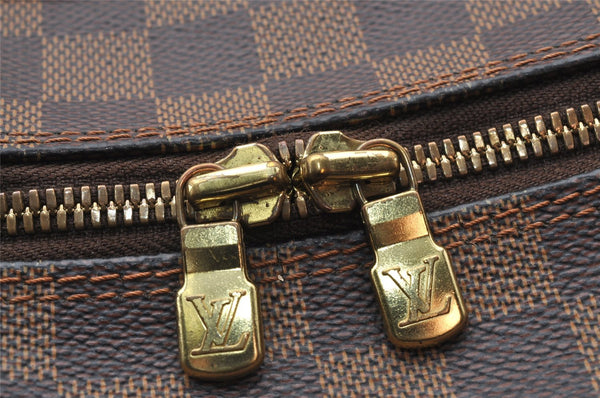 Authentic Louis Vuitton Damier Naviglio Shoulder Cross Body Bag N45255 LV 3269J
