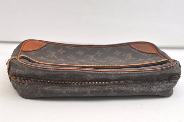 Authentic Louis Vuitton Monogram Compiegne 28 Clutch Hand Bag M51845 Junk 3269K