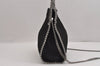 Authentic Stella McCartney Falabella Mini Shoulder Hand Bag Leather Black 3270J