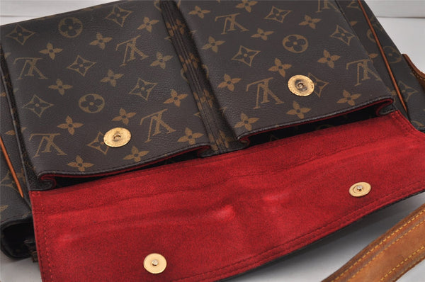 Authentic Louis Vuitton Monogram Viva Cite GM Shoulder Bag M51163 LV Junk 3270K