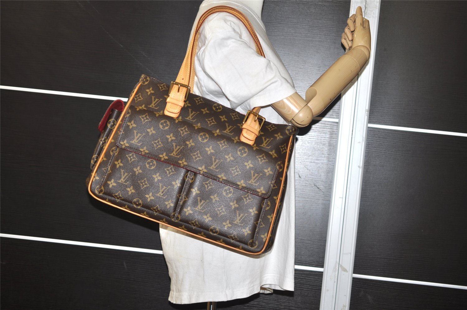 Authentic Louis Vuitton Monogram Multipli Cite Shoulder Tote Bag M51162 LV 3271J