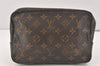 Auth Louis Vuitton Monogram Trousse Toilette 23 Clutch Bag M47524 Junk 3271K