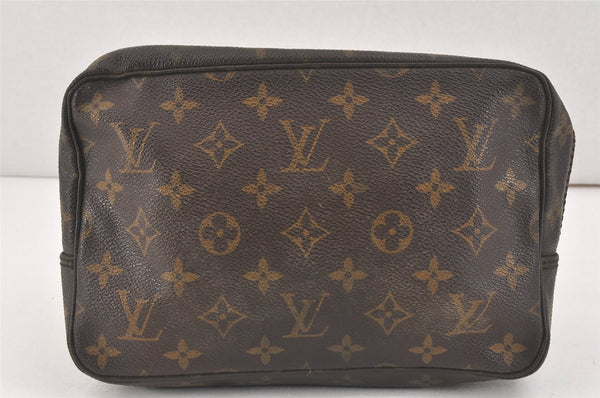 Auth Louis Vuitton Monogram Trousse Toilette 23 Clutch Bag M47524 Junk 3271K