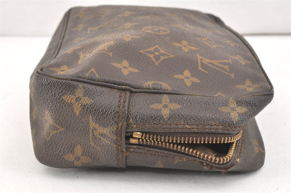 Auth Louis Vuitton Monogram Trousse Toilette 23 Clutch Bag M47524 Junk 3271K