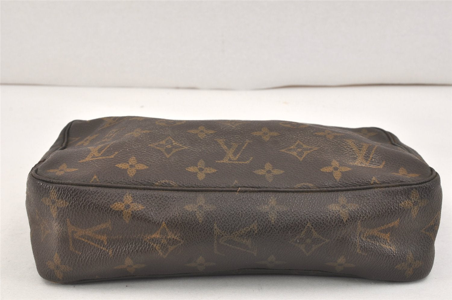 Auth Louis Vuitton Monogram Trousse Toilette 23 Clutch Bag M47524 Junk 3271K