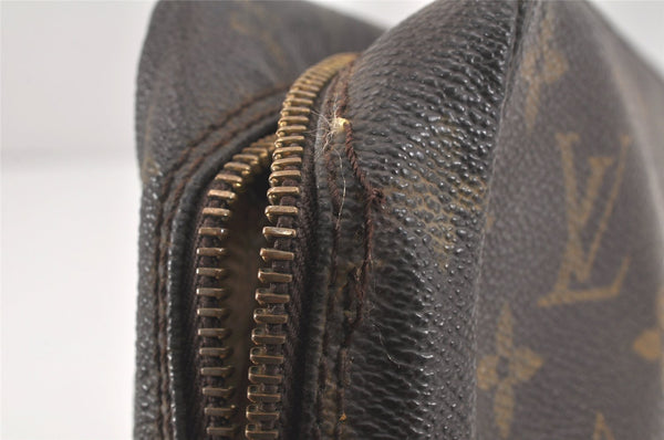 Auth Louis Vuitton Monogram Trousse Toilette 23 Clutch Bag M47524 Junk 3271K