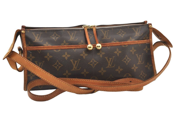 Auth Louis Vuitton Monogram Popincourt Long Shoulder Cross Bag M40008 LV 3272J