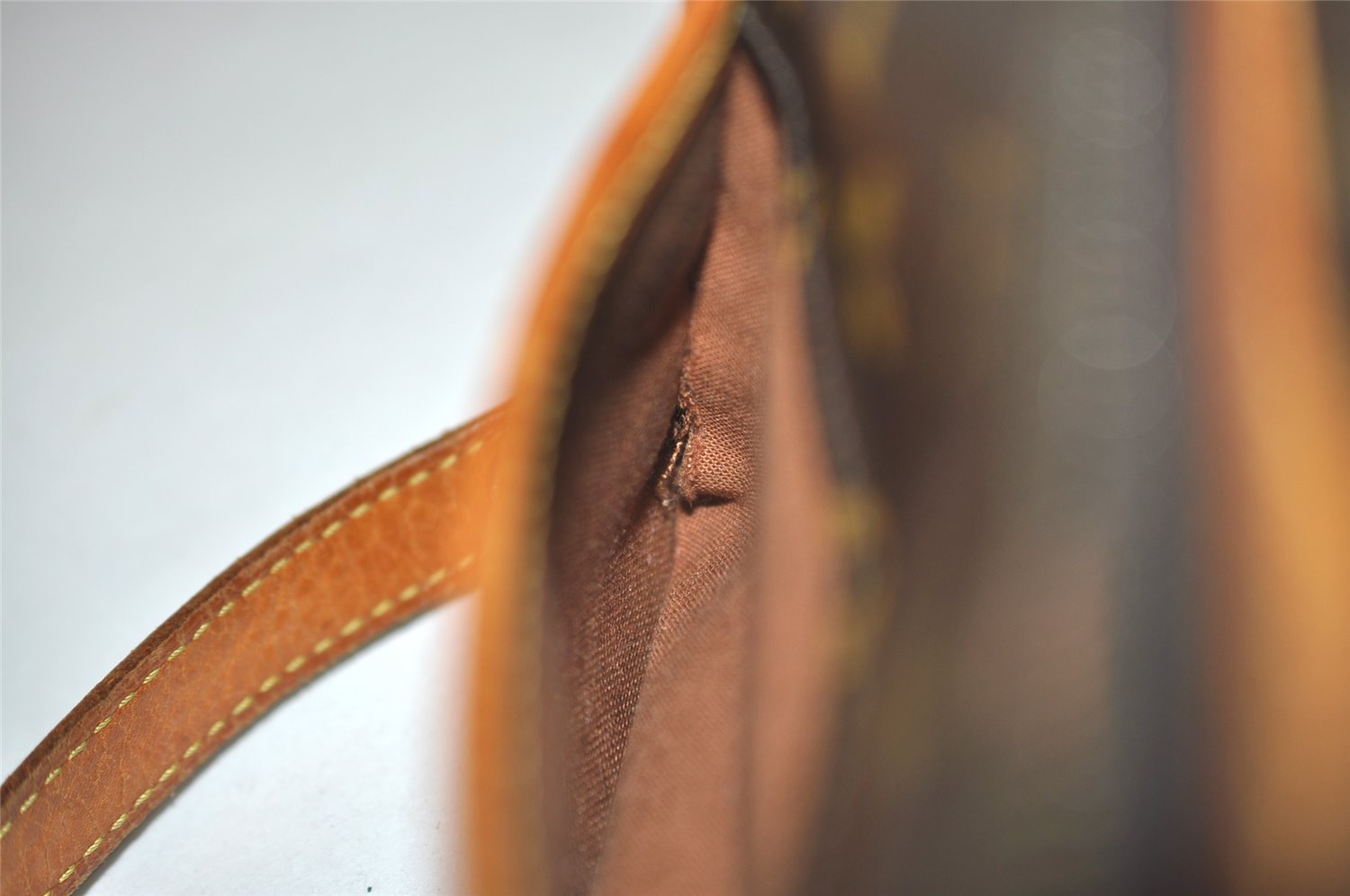 Auth Louis Vuitton Monogram Popincourt Long Shoulder Cross Bag M40008 LV 3272J