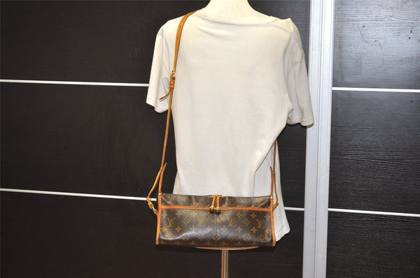 Auth Louis Vuitton Monogram Popincourt Long Shoulder Cross Bag M40008 LV 3272J