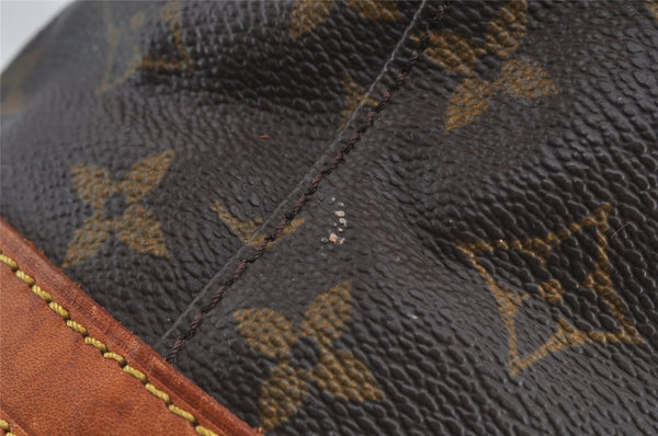 Authentic Louis Vuitton Monogram Bucket PM Shoulder Tote Bag M42238 Junk 3273J